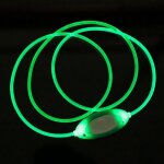Collier led avec chargeur usb pour chien, 1 pi�ce, tube de s�curit� lumineux et lumineux, pour la nuit ...