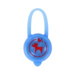 Collier lumineux anti - perte en silicone, pendentif pour chien et chat, indicateur etanche pour la s�curit� ...