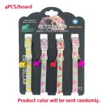 Collier lumineux avec cloche pour chat, accessoire de scurit rflchissant