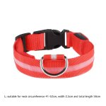 Collier lumineux led pour chien, chat, teddy golden retriever, s�curit� nocturne, harnais anti - perte ...