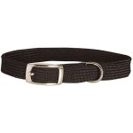 Collier nylon elastique noir anti - etranglement pour chat t. 30 cm