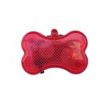 Collier pendentif en plastique pour animaux de compagnie, chien, chat, chiot, lumire led, scurit, ...