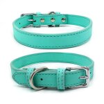 Collier réglable en cuir pu pour petits chiens, en alliage de zinc, couleur unie, accessoire pour chiot, ... Collier réglable en cuir pu pour petits chiens, en alliage de zinc, couleur unie, accessoire pour chiot, ...