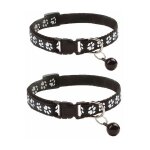 Collier r�fl�chissant pour chaton, 2 pi�ces, collier anti - etranglement pour chat avec clochette et ...