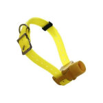 Collier de rep�rage compl�mentaire num'axes canibeep radio pro jaune fluorescent - etanche, port�e 200�300 ...