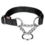 Premium collier semi - etrangleur, l�xl: 45�70 cm / 25 mm, noir - 20291