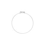 Collier de serrage de joint de hublot d'origine lave - linge (c00036780 ariston hotpoint whirlpool scholtes ...