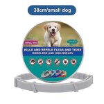 Collier veterinaire anti - puces et anti - tiques pour chiens et chats, collier antiparasitaire pour ...