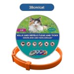 Collier veterinaire anti - puces et anti - tiques pour chiens et chats, collier antiparasitaire pour ...