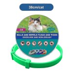Collier veterinaire anti - puces et anti - tiques pour chiens et chats, collier antiparasitaire pour ...