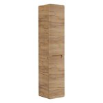 Colonne murale de salle de bain arvida szk1 panier � linge int�gr� ch�ne ch�ne 35 x 35 x 170 cm