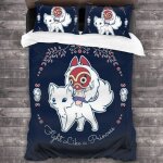 Combattez comme une princesse mononoke ensemble de literie pi��ces housse de couette ensemble de literie ...