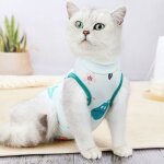 Combinaison anti - l�chage pour chat, gilet de st�rilisation pour animaux de compagnie, gilet de r��ducation ...