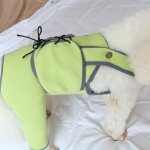 Combinaison pour chien, barboteuse chaude d'hiver double de molleton pour chiot, vtements pour protger ...