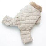Combinaison d'hiver a quatre pattes pour chien, vêtements chauds, col en fourrure, tenue pour animaux ... Combinaison d'hiver a quatre pattes pour chien, vêtements chauds, col en fourrure, tenue pour animaux ...
