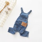 Combinaison en jean rétro pour chiens et chats, vêtements pour petits chiens, manteau pour animaux de ... Combinaison en jean rétro pour chiens et chats, vêtements pour petits chiens, manteau pour animaux de ...
