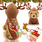 Combinaisons de nol chaudes pour animaux de compagnie, vtements pour chiens, pyjamas en molleton, manteau ...