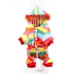 Combinaisons de nol chaudes pour animaux de compagnie, vtements pour chiens, pyjamas en molleton, manteau ...