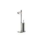 Combine porte - rouleau et brosse wc chrome hibiscus