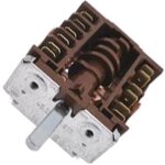 Commutateur plaque electrique 6 + 0 positions (95018 - 6861) four cuisini�re (c00013413 ariston hotpoint ...