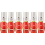Concentrs sodastream - lot de 6 concentrs fraise sans sucres - jusqu' 54l de boissons - 440 ml