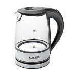 Concept rk4900 verre d'eau bouilloire 1, 2l 1630w acier inoxydable / verre