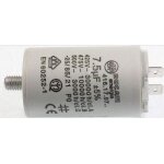 Condensateur 7. 5uf 450v de demarrage pour seche linge candy