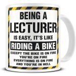 Etre conf�rencier est facile, c'est comme faire du v�lo - dr�le de m�tier pour enseignant - dr�le tasse ...