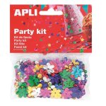 Confettis fleurs couleurs assorties 13 mm 14 g