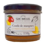 Confit de mangues au piment d'espelette aop - lou soleil - pot 110g Confit de mangues au piment d'espelette aop - lou soleil - pot 110g