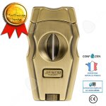 Confo coupe - cigares v - port, ciseaux, coupe - cigares en mtal, bronze bross, bote - cadeau d'accessoir ...