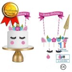 Confo� d�coration g�teau licorne anniversaire fille arc - en - ciel fait � la main accessoire r�utilisable ...
