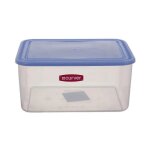 Cong�lateur - coffre - fort carr�s conteneurs en plastique de stockage des aliments avec couvercle bleu ...