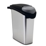 Conteneur a croquettes curver metallic, jusqu'� 10kg de croquettes - pour chien