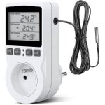 Contr�leur de temp�rature num�rique ays, prise thermostat de chauffage et de refroidissement, contr�leur ...