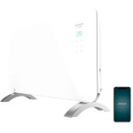 Convecteur verre wi - fi blanc 1500 w