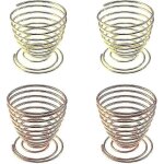 Coquetiers set de 4, coquetiers, porte - coquetiers en acier inoxydable