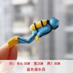 D�coration d'aquarium de poissons cr�ative, 1 pi�ce, antique, paysage pirate, pi�ces en or, artisanat ...