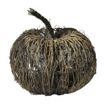 Décoration de citrouille tissée en rotin durable, fausse récolte d'automne, citrouille ecologique pour ... Décoration de citrouille tissée en rotin durable, fausse récolte d'automne, citrouille ecologique pour ...