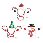 Dcorations de nol, porte - bouteille de vin et verre, bonhomme de neige / pre nol, ornements pour ...