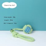 Corde a double noeud pour chien et chiot, jouets a mcher, dents propres, corde d'os tresse durable, ...