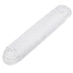 Corde de levage accessoires pour m�t de drapeau d'ext�rieur blanc 11. 5m et 4 crochets