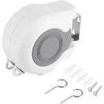 Corde � linge double r�tractable, s�choir � linge mural d'ext�rieur avec double corde r�glable