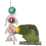 Corde en rotin pour oiseaux - jouet d'escalade perroquets - d�coration cage qualit�
