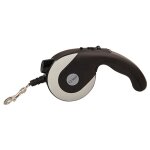 Corde de traction pour chien, avec tracteur r�tractable automatique, lumi�re led portable pour la nuit, ...