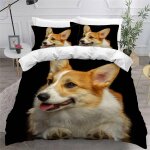 Corgi housse de couette x imprim�� d mignon animal de compagnie parure de lit personnes ado fille enfants ...