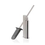 Cosmic brosse de toilette en silicone au design flexible et ultrafine. porte - brosse de sol ou mural ...