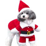 Costume de no�l pour animal domestique, costume de p�re no�l pour chien et chat taille: xs