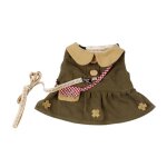 Costume en coton pour animal de compagnie, mini tenue de sortie printemps et et�, couleur claire, mignons ...