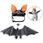 Costumes d'halloween pour chien, ailes de chauve souris, vampire, noir, mignon, dguisement pour chien ...